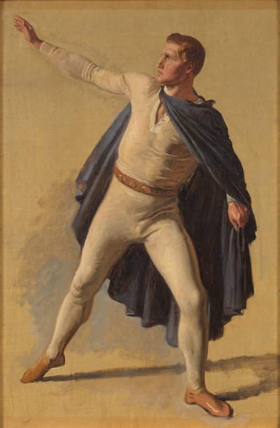 Loki. Study for Ægir’s Feast by Constantin Hansen