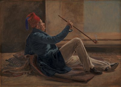 The Architect Gottlieb Bindesbøll by Constantin Hansen