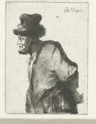 Peasant with His Hands Behind His Back by Constantino Cumano (possibly)