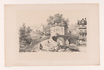 View of a Mountain Village (The Landscape) by Constantinus Cornelis Huysmans
