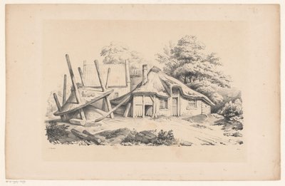 Dilapidated Farm by Constantinus Cornelis Huysmans