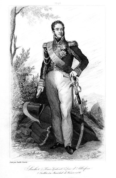 Louis Gabriel Suchet, Duke of Albufera and Marshal of France, 1839 by Contenau