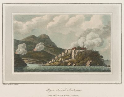 Pigeon Island in Martinique, by Reverend Cooper Willyams by Cooper (after) Willyams