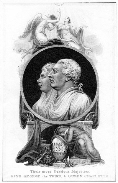 King George III and Queen Charlotte by Cooper