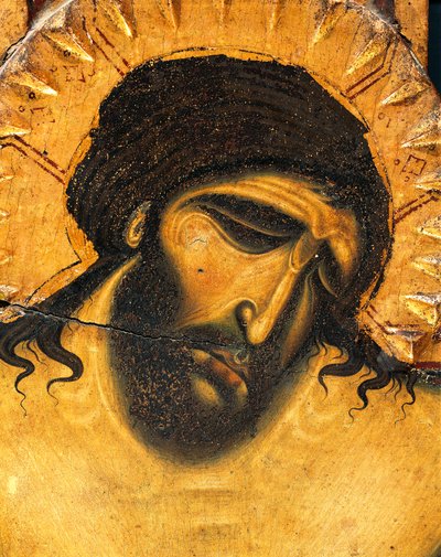 Face of Jesus Suffering (detail) by Coppo di Marcovaldo