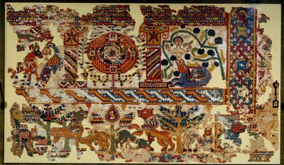 Coptic Art: curtains the triumph of the cross by Coptic Coptic