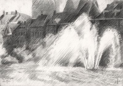 City Fountains Sketch by Corné Akkers