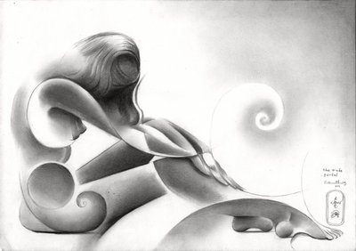 Elegant Abstract Figure by Corné Akkers
