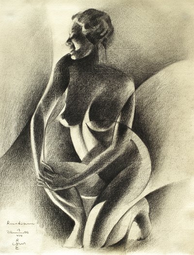 Elegant Pregnant Form by Corné Akkers