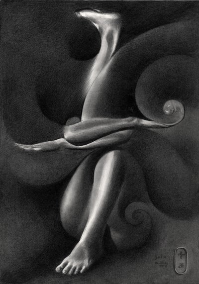 Elegant Surreal Figure by Corné Akkers