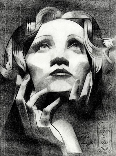 Elegant Upward Gaze by Corné Akkers