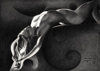 Ethereal Female Form by Corné Akkers