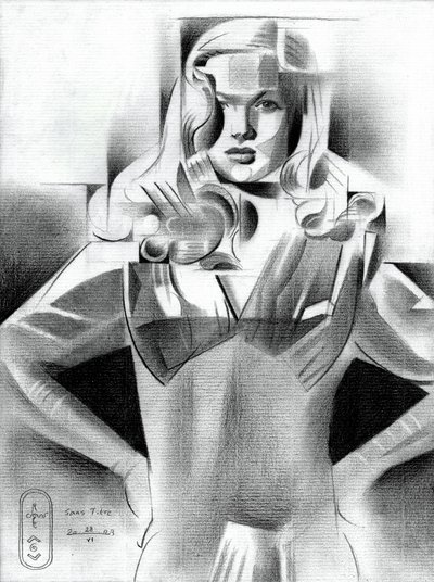 Geometric Fashion Portrait by Corné Akkers