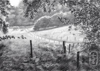 Peaceful Countryside Path by Corné Akkers