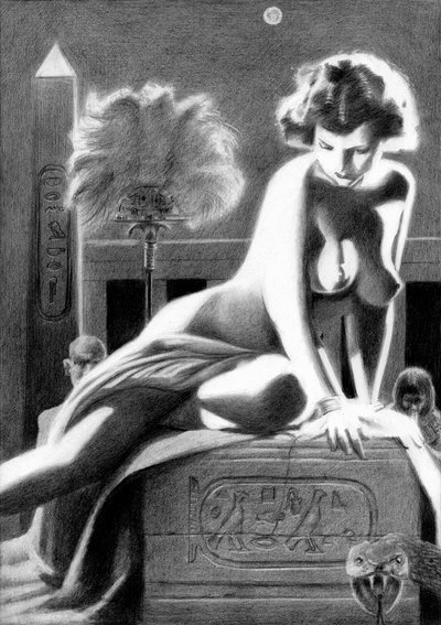 Sensual Egyptian Night by Corné Akkers