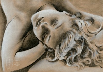 Serene Sleeping Woman by Corné Akkers