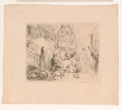 French Hercules of Anjou Expelled from Antwerp by Corneille Seghers