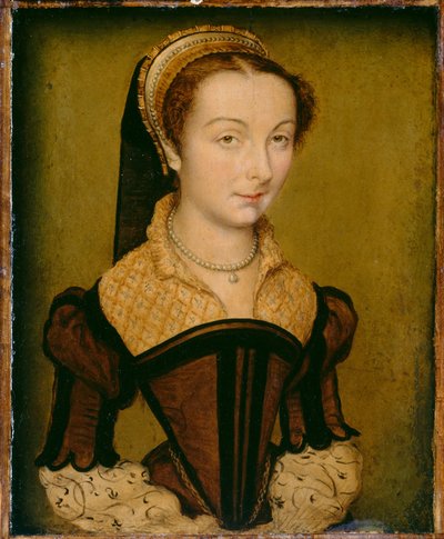 Portrait of Louise de Halluin, Lady of Cipierre by Corneille de Lyon