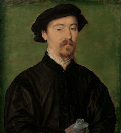 Portrait of a Man with Gloves by Corneille de Lyon