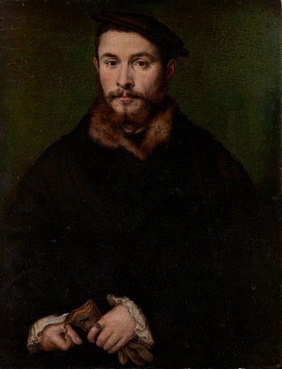 Portrait of a Man with Gloves by Corneille de Lyon