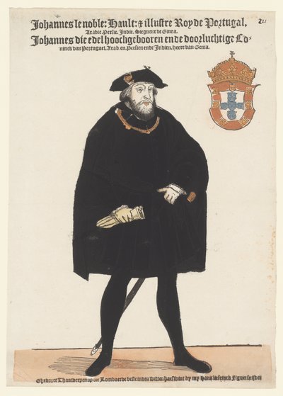 Portrait of John III of Portugal by Cornelis Anthonisz. (manner of)