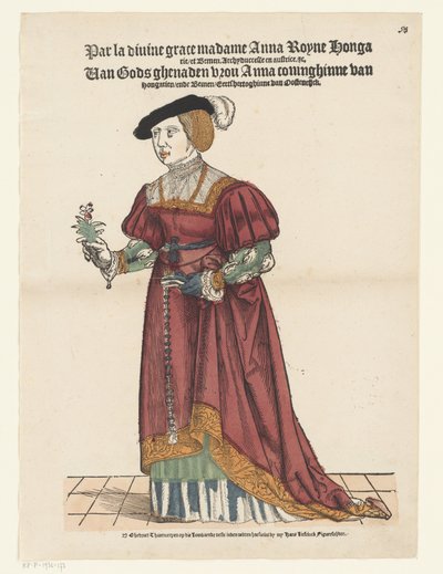Portrait of Anna of Austria by Cornelis Anthonisz. (possibly)
