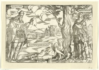 Allegory with Concord, Peace, and Love by Cornelis Anthonisz.