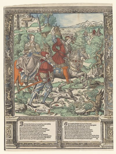The Hunt (The Story of Sorgheloos series) by Cornelis Anthonisz.
