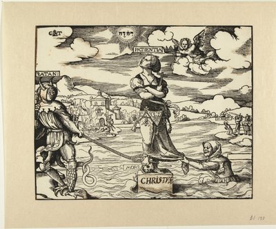 Patience on a Stone in the Water by Cornelis Anthonisz.