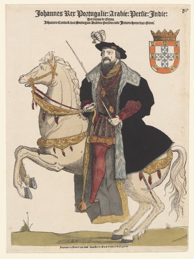 Portrait of John III of Portugal on Horseback by Cornelis Anthonisz.