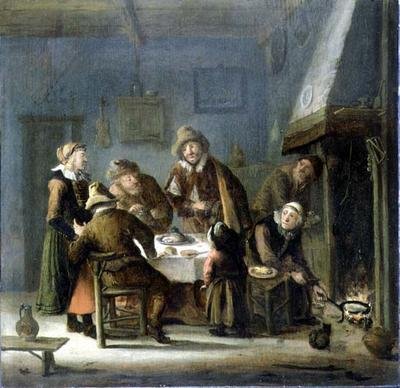 Group in an Interior by Cornelis Beelt