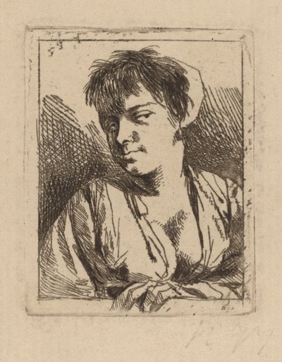 Bust of a Young Woman by Cornelis Pietersz Bega