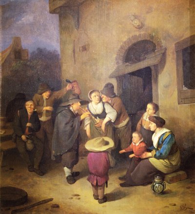 Street Musicians by Cornelis Pietersz Bega