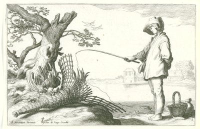 The Young Fisherman by Cornelis Bloemaert (II) (possibly)