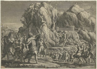 Alexander the Great Takes the City of Petra by Cornelis Bloemaert (II)