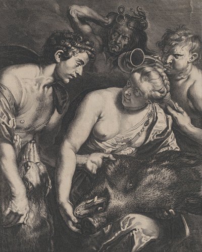 Atalanta and Meleager by Cornelis Bloemaert