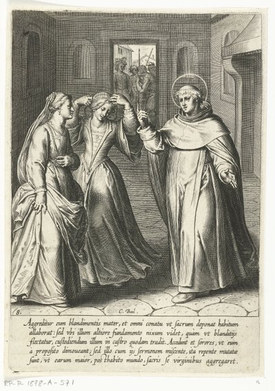 Thomas Converts His Sister by Cornelis Boel