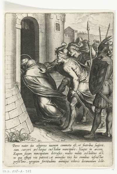 Thomas Passes through the Prison Gate by Cornelis Boel