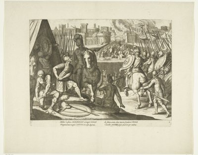 Conquest of Rome, 1527 (Scenes from the Life of Charles V) by Cornelis Boel