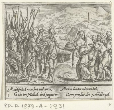 Abraham and Melchizedek by Cornelis Bos
