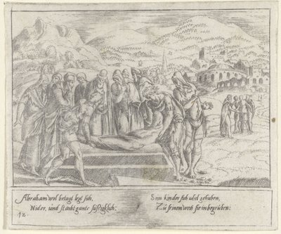 Funeral of Abraham (The Life of Abraham) by Cornelis Bos