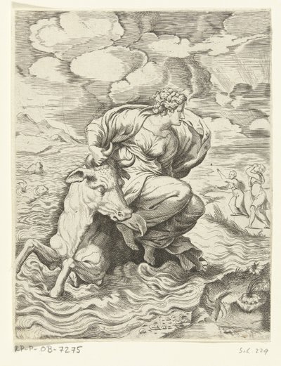 Jupiter and Europa (series title: The Love Adventures of Jupiter) by Cornelis Bos