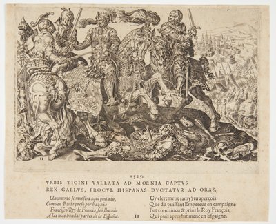 King Francis I Taken Prisoner at the Battle of Pavia by Cornelis Bos