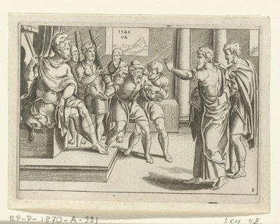 Paul Makes Elymas Blind The Life of Paul (series title) by Cornelis Bos