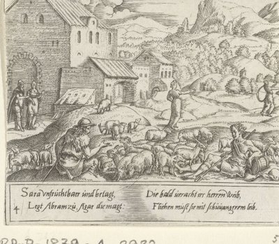 Sarah Expels the Pregnant Hagar by Cornelis Bos