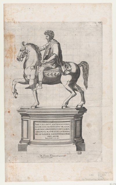 Speculum Romanae Magnificentiae: Marcus Aurelius by Cornelis Bos.