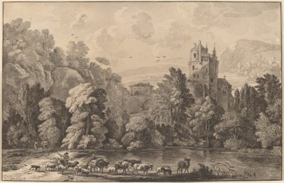 Valley with an Aged Castle by Cornelis Brouwer