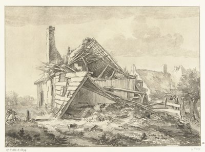 Dilapidated Farm by Cornelis Brouwer
