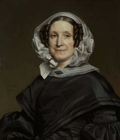Aryna van der Pot (1786-1850), Wife of N. J. A. C. Hoffmann by Cornelis Cels (signed by artist)