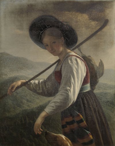 Swiss Peasant Woman by Cornelis Cels